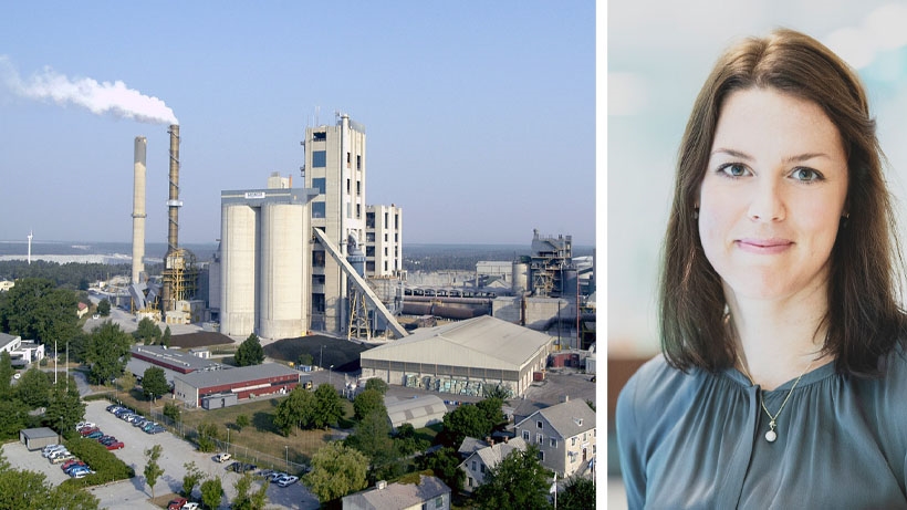 Karin Comstedt Webb, hållbarhetschef Heidelberg Cement Northern Europe