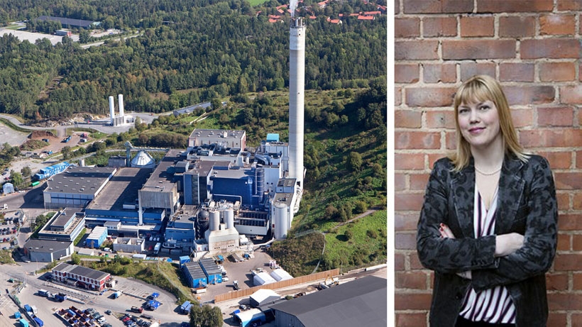 Maria Tegin, presschef på Stockholm Exergi